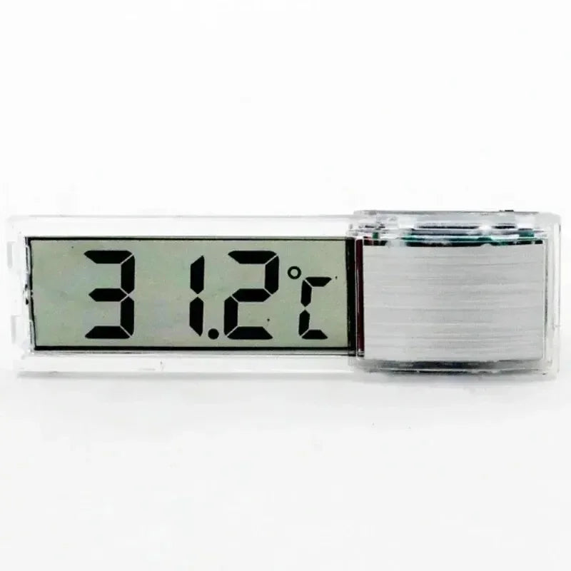 W1G-1pcs Aquarium Thermometer Electronic LCD Digital Fish Tank Temperature Measurement Fish Tank Temp Meter Aquarium Accessories