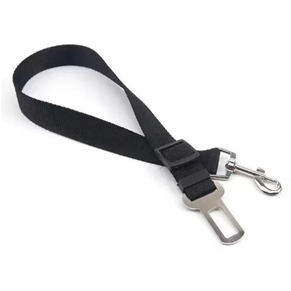 Dog Car Safety Belt with Reflective Line & Damping Belt, Adjustable Length, Suitable for All Dog