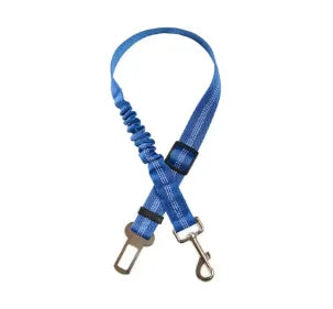 Dog Car Safety Belt with Reflective Line & Damping Belt, Adjustable Length, Suitable for All Dog