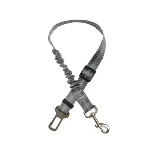 Dog Car Safety Belt with Reflective Line & Damping Belt, Adjustable Length, Suitable for All Dog