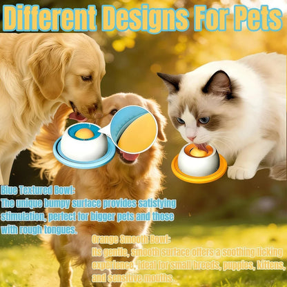 Rotating Lick Ball Slow Feeder for Dogs & Cats