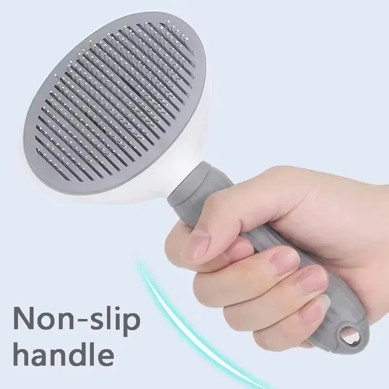 Self-Cleaning Grooming Brush for Dogs & Cats