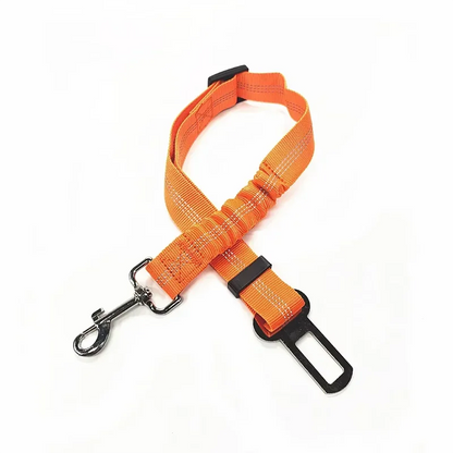 Dog Car Safety Belt with Reflective Line & Damping Belt, Adjustable Length, Suitable for All Dog