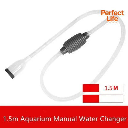 1.5m Manual Water Changer New Fish Tank Water Changer, Sand Washer, Water Pump, Fish Tank Water Absorber, Siphon Pipe