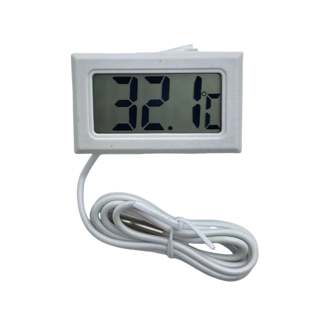 Digital Aquarium Thermometer with Probe Suction Cup Fish Tank Water Electronic Thermometer Measurement Degrees Celsius ℃
