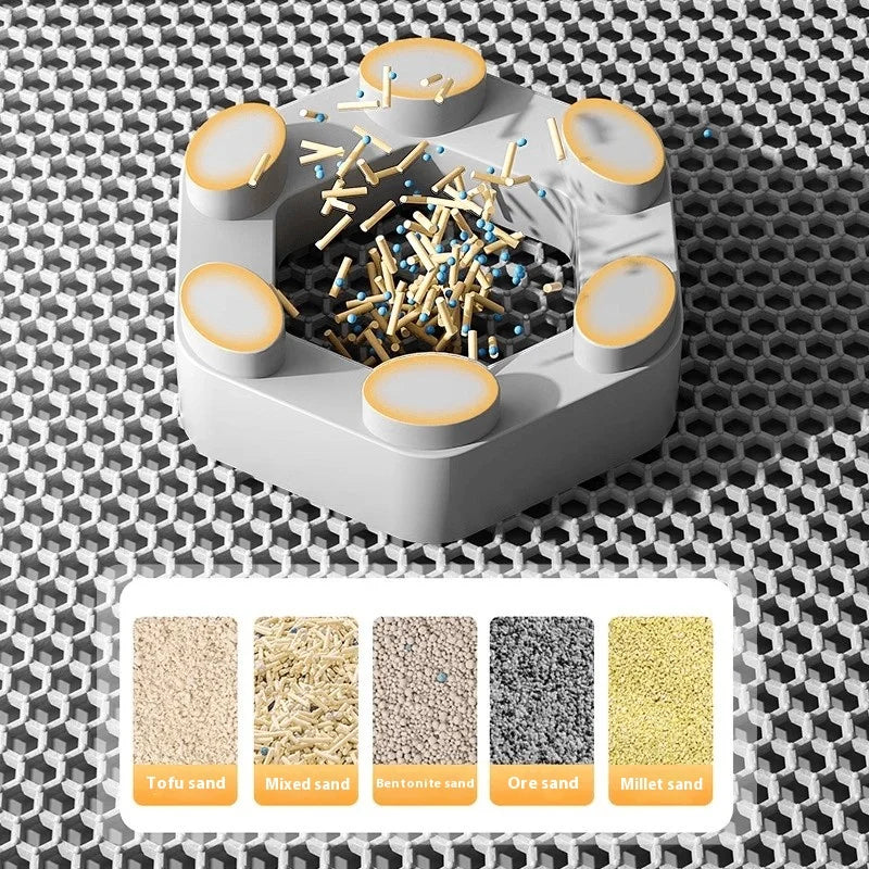 Double-Layer Cat Litter Mat