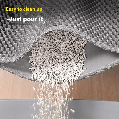 Double-Layer Cat Litter Mat
