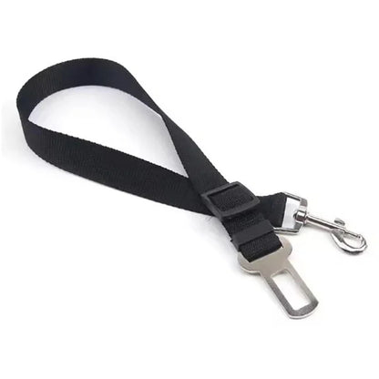 Dog Car Safety Belt with Reflective Line & Damping Belt, Adjustable Length, Suitable for All Dog