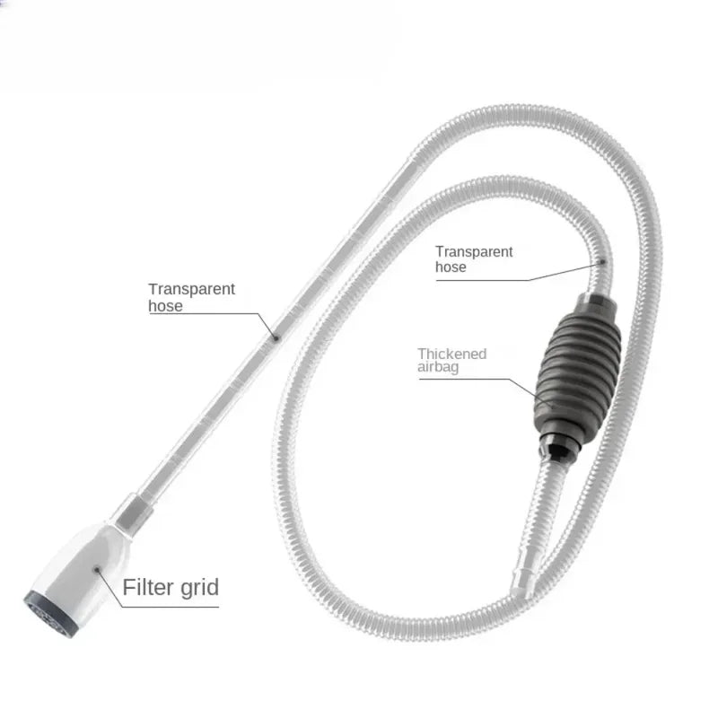 1.5m Manual Water Changer New Fish Tank Water Changer, Sand Washer, Water Pump, Fish Tank Water Absorber, Siphon Pipe