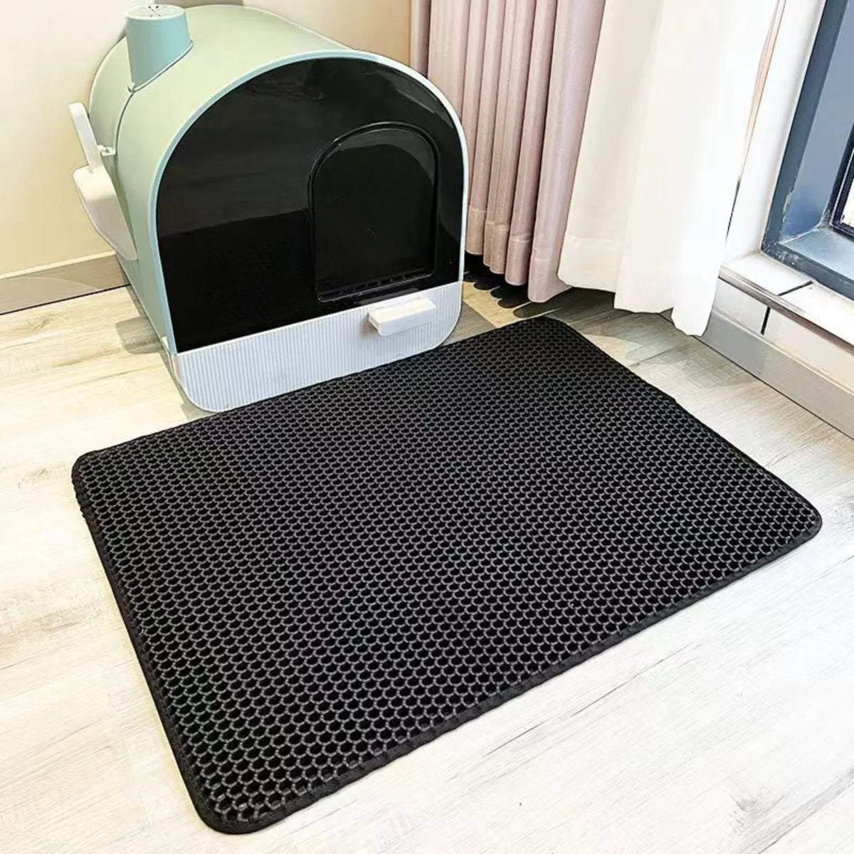 Double-Layer Cat Litter Mat